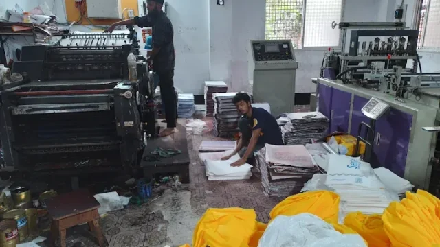 Trishna Non Woven Tissue Bag Factory - Manufacturer in Keraniganj Upazila, Bangladesh.